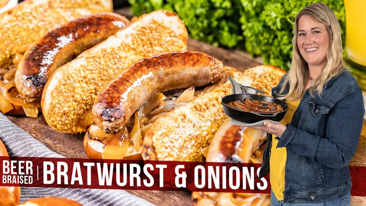 bratwurst pre-boiling beer