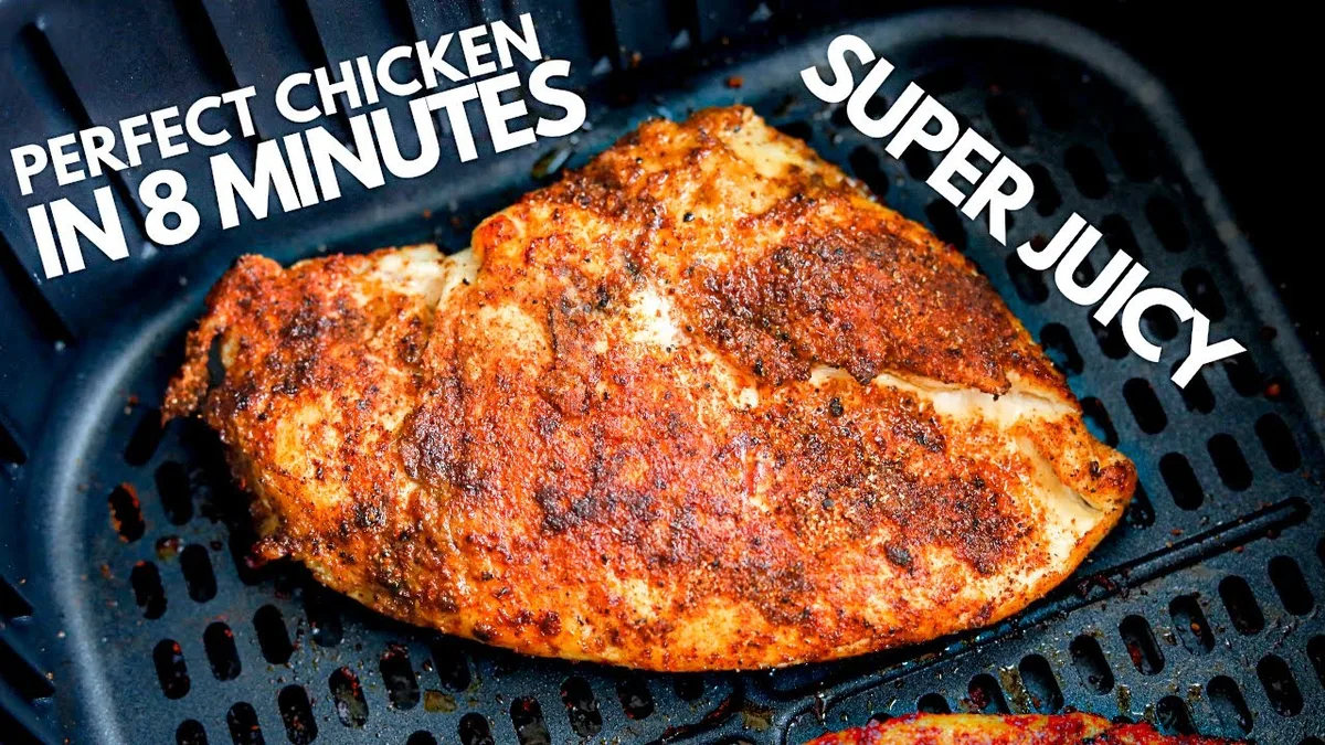 can you cook raw chicken breast in an air fryer