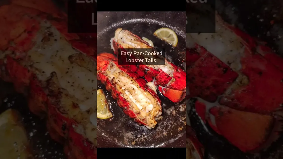 cooked lobster tail butter