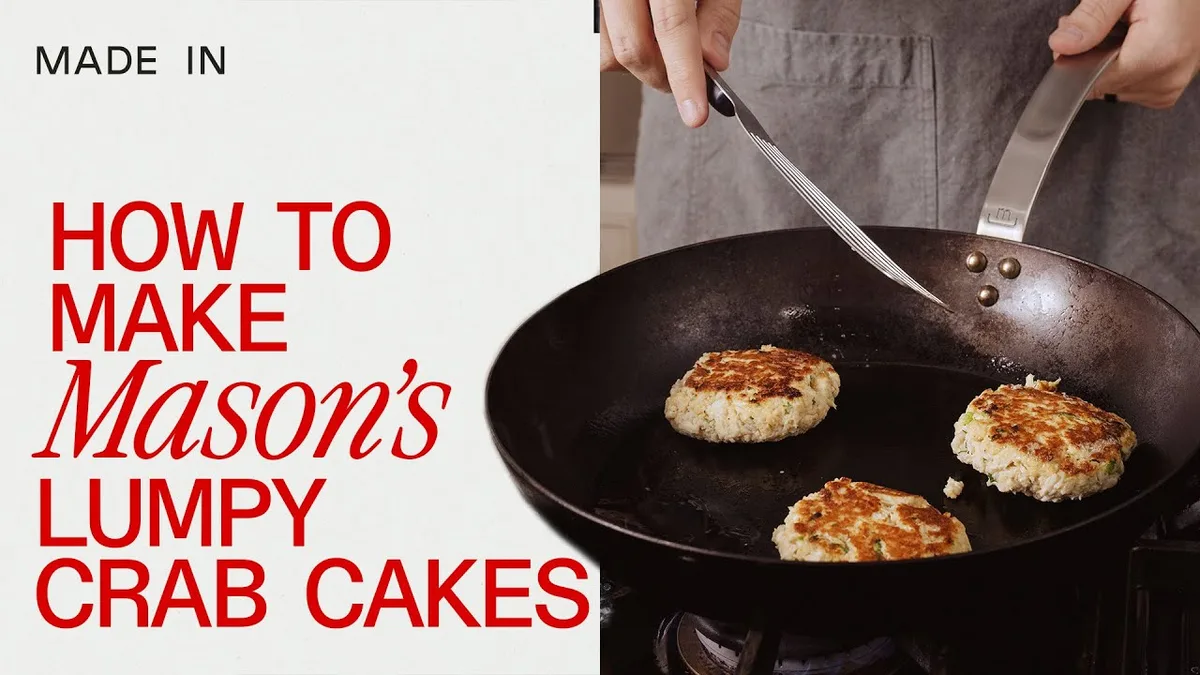 golden brown crust crab cake