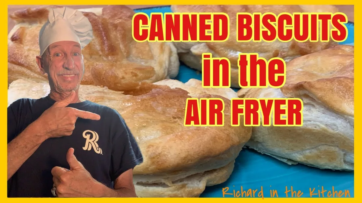 Pillsbury Grands biscuits air fryer spacing