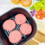 air fryer burgers cooking time