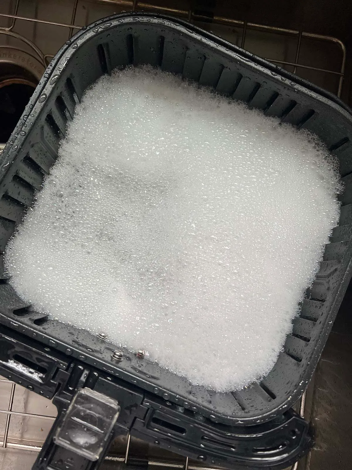 food residue soaking