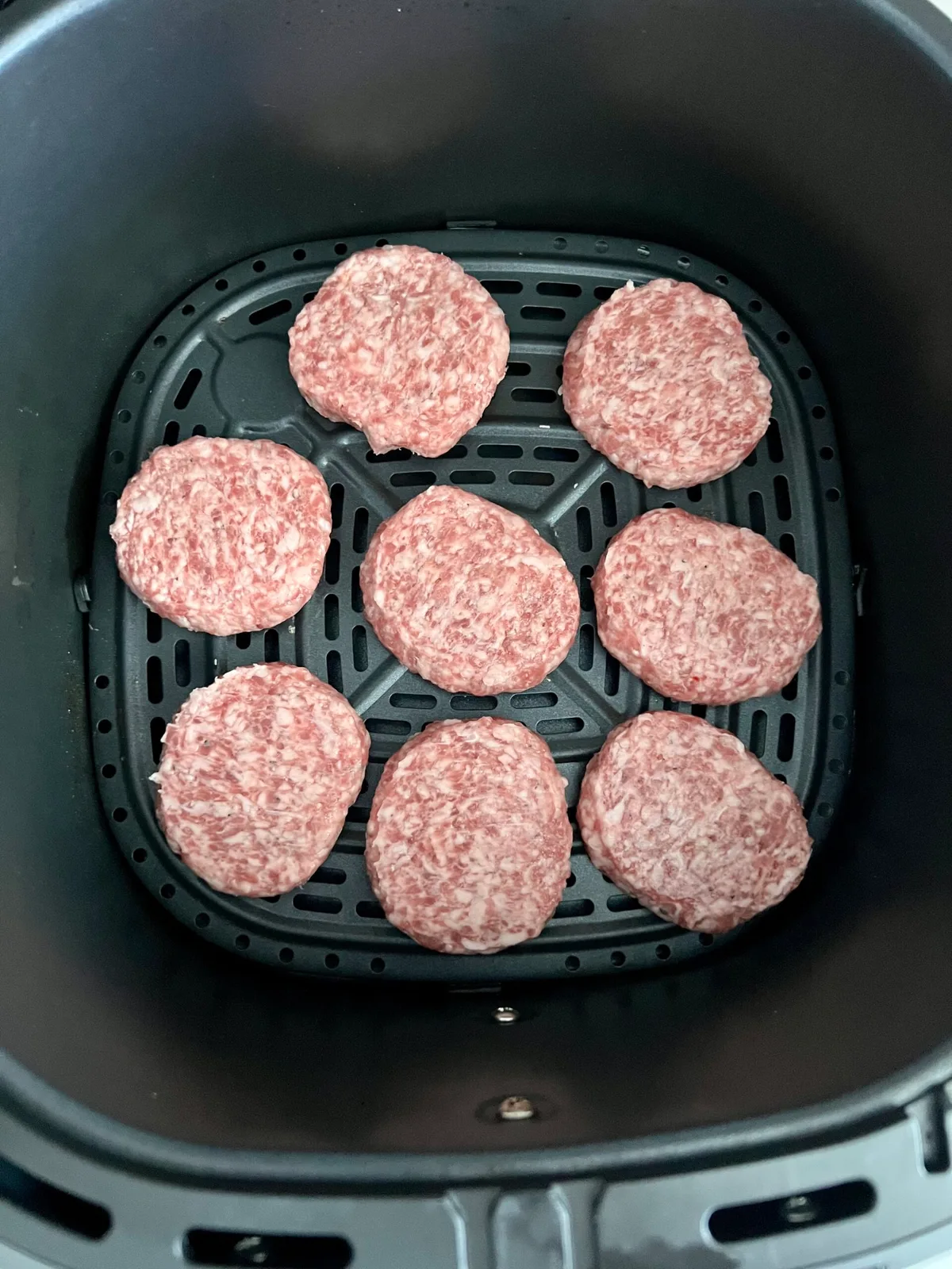 fresh burger patties air fryer