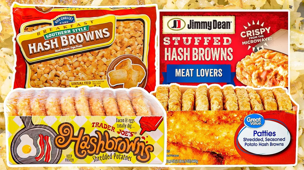frozen hash brown patties versus fresh shreds