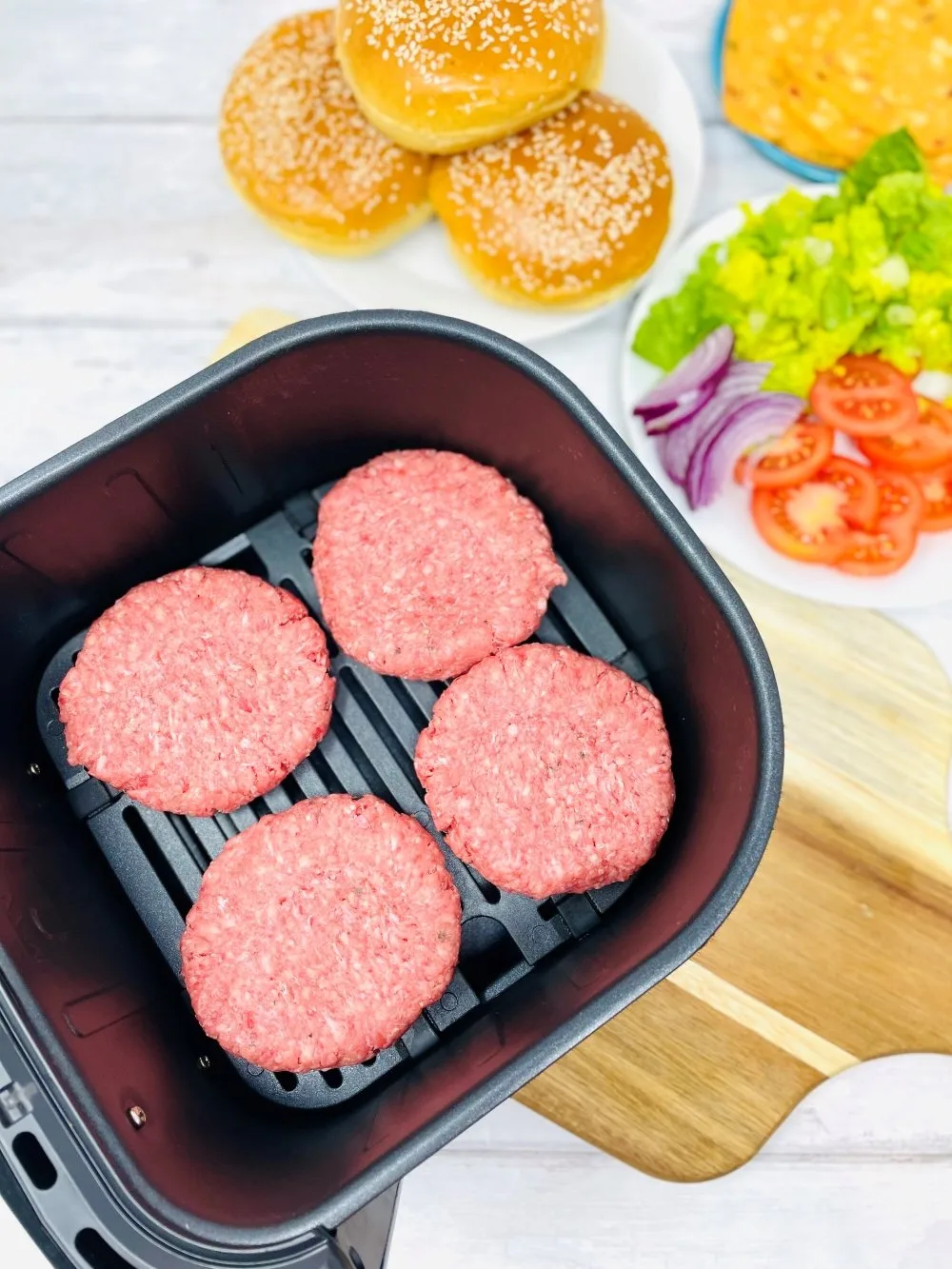 how do I cook hamburgers in the air fryer