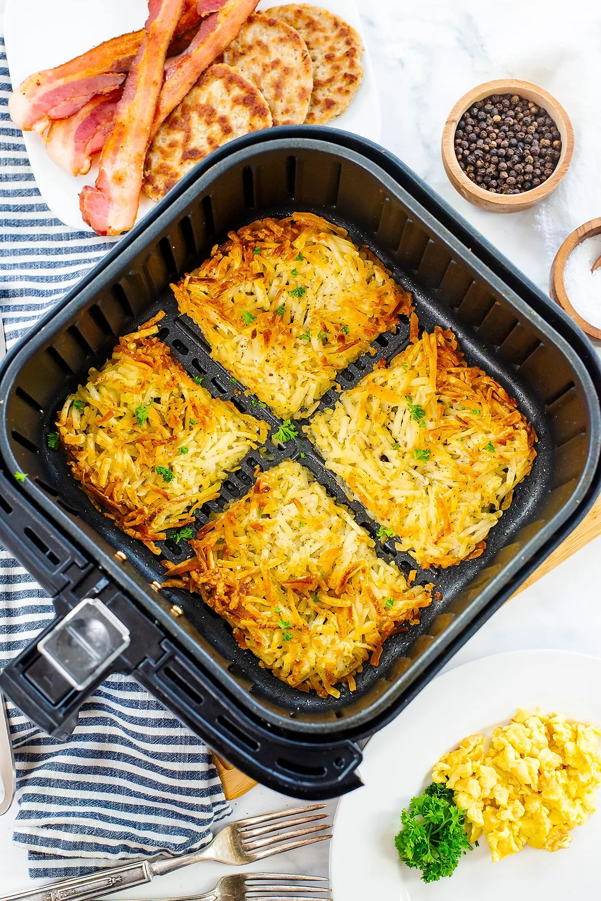 how do you cook hash browns in an air fryer