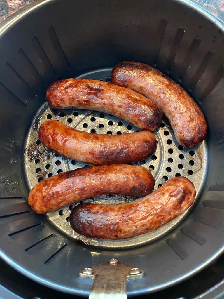 how long do I cook brats in an air fryer