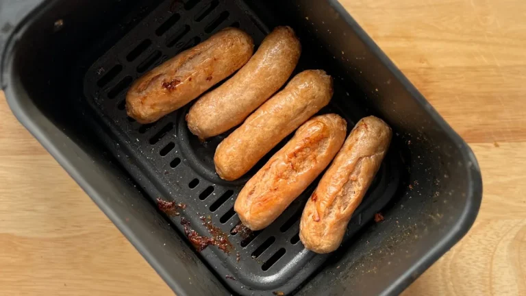 how long do you cook sausages in an air fryer
