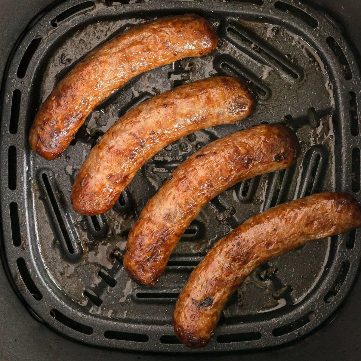 how long do you put brats in the air fryer