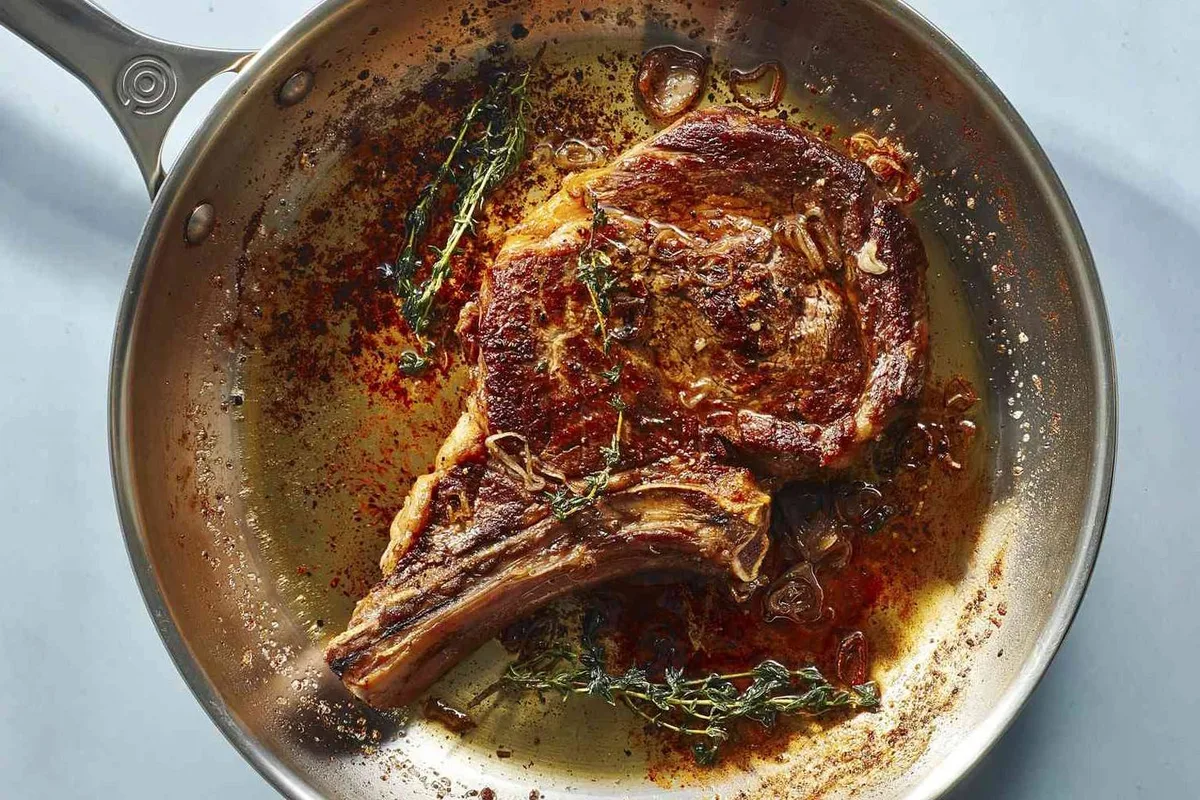 pan seared steak crust